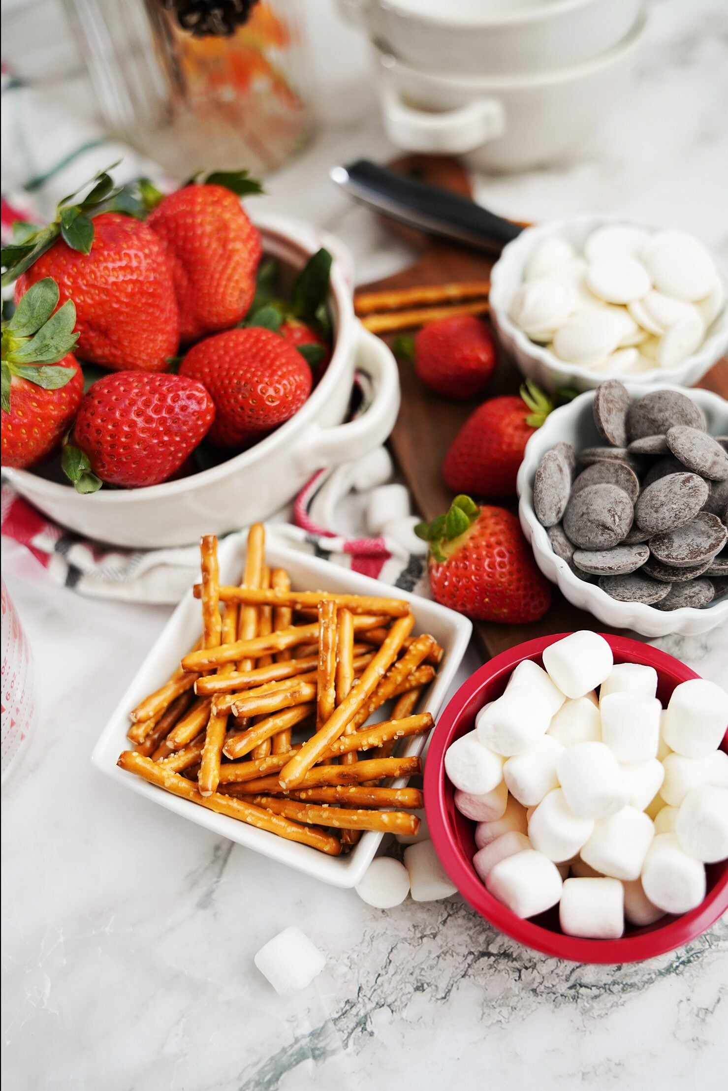 ingredients for chocolate covered strawberry turkey