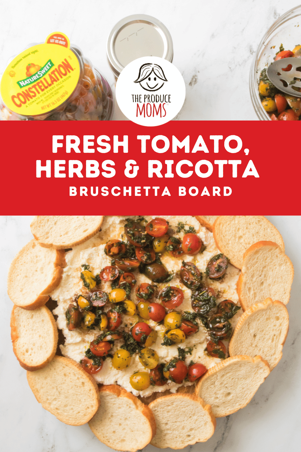 Pinterest Pin Ricotta Bruschetta Board