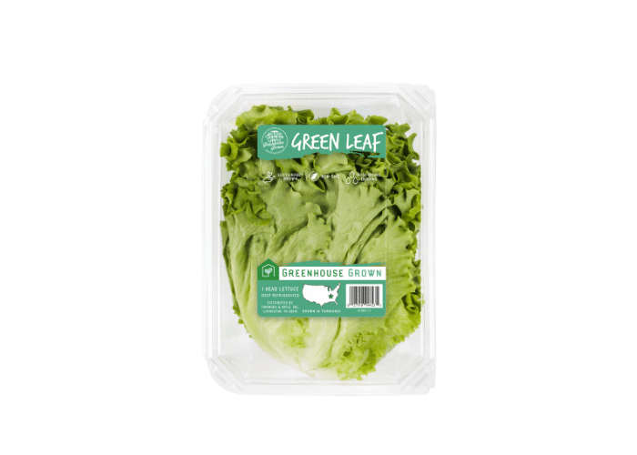 Tanimura & Antle Greenhouse Grown Green Leaf Lettuce in Clamshell