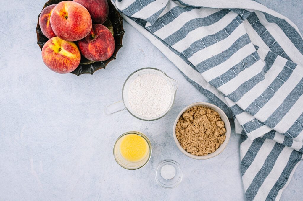 ingredients for streusel topping
