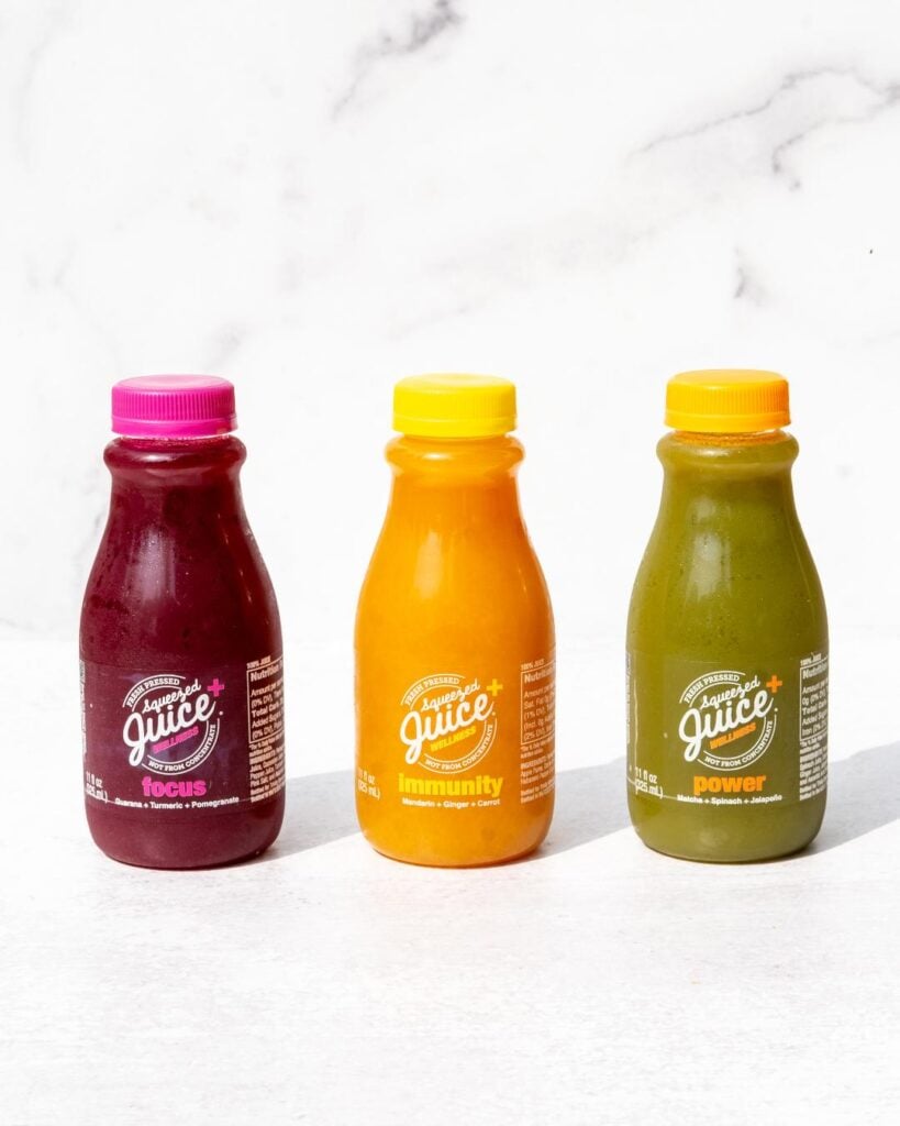 Squeezed Juice Functional juice bottles
