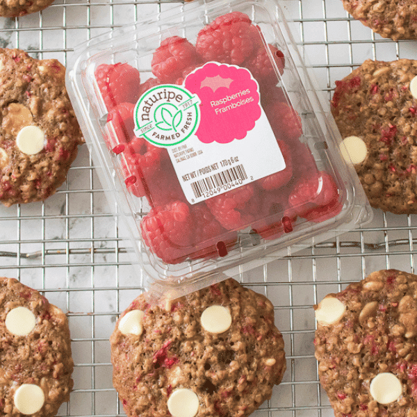 Oatmeal Raspberry Cookies on wire rack