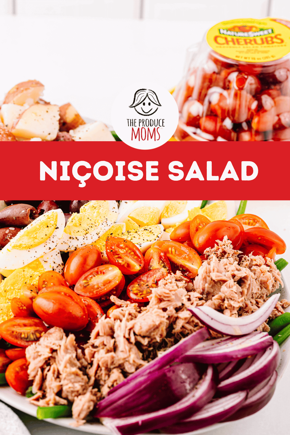 Pinterest Pin Nicoise Salad