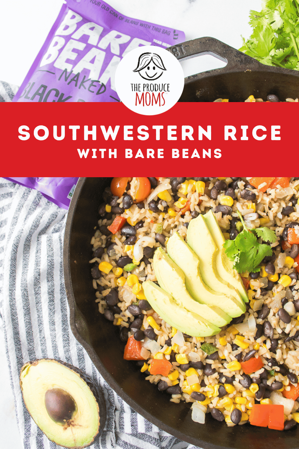 Pinterest Pin Southwestern Rice