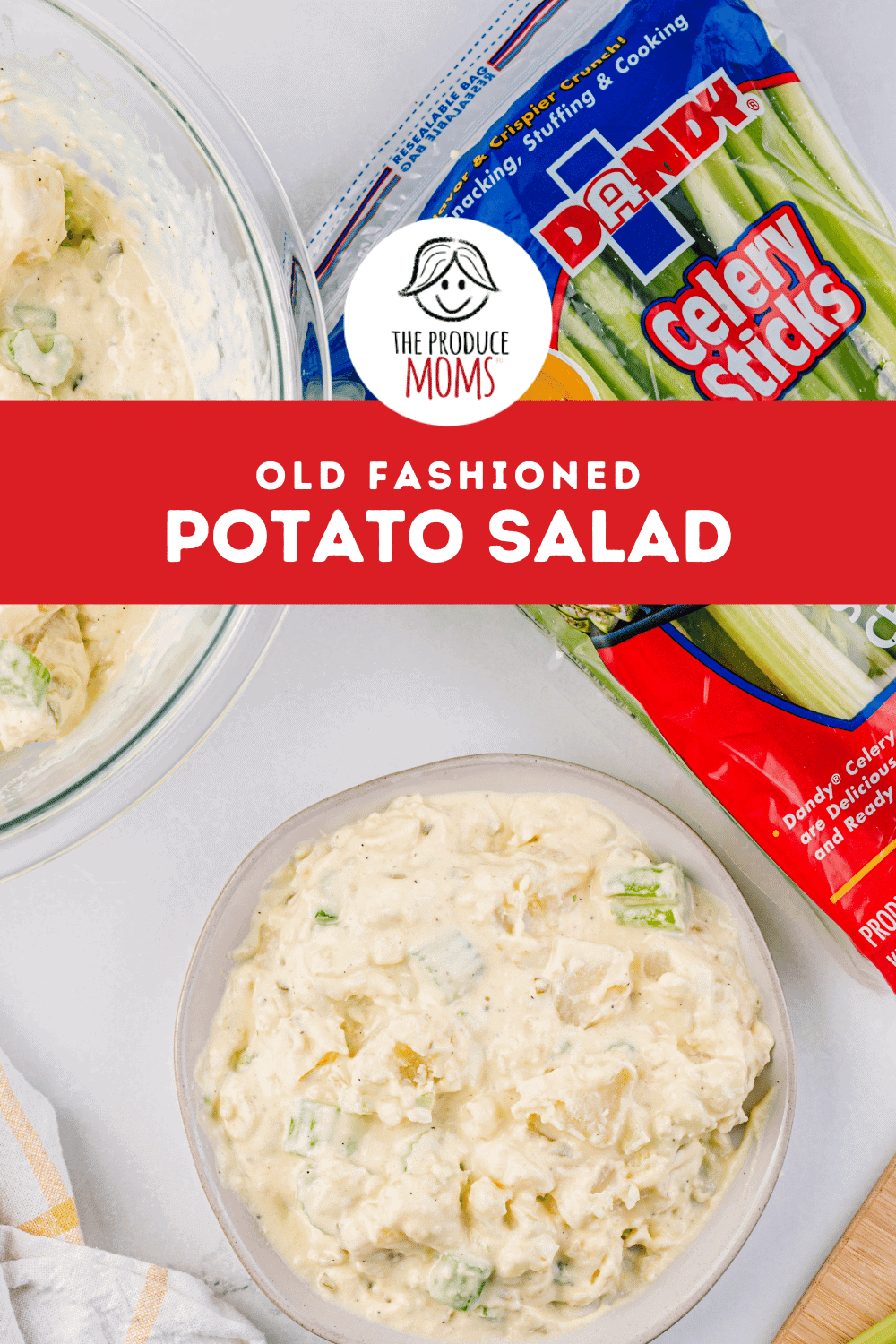 Pinterest Pin Old Fashioned Potato Salad