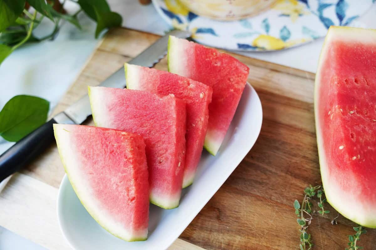 Slices of watermelon