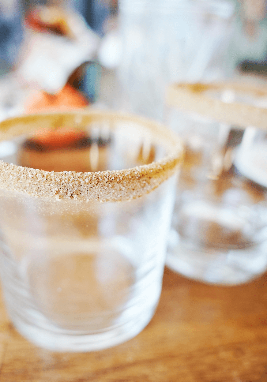 Vertical Rim Pumpkin Spice Cocktail