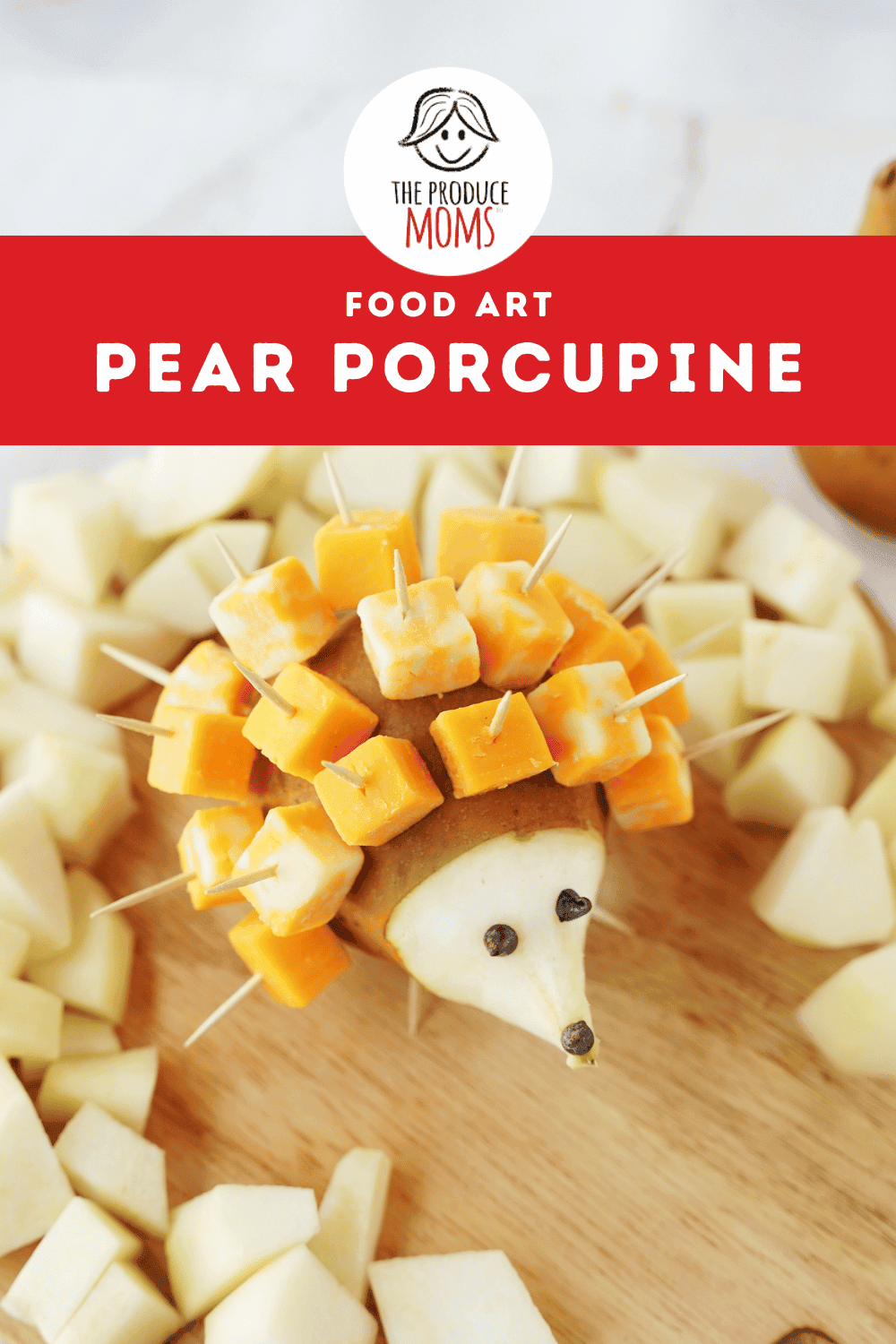 Pinterest Pin Pear Porcupine