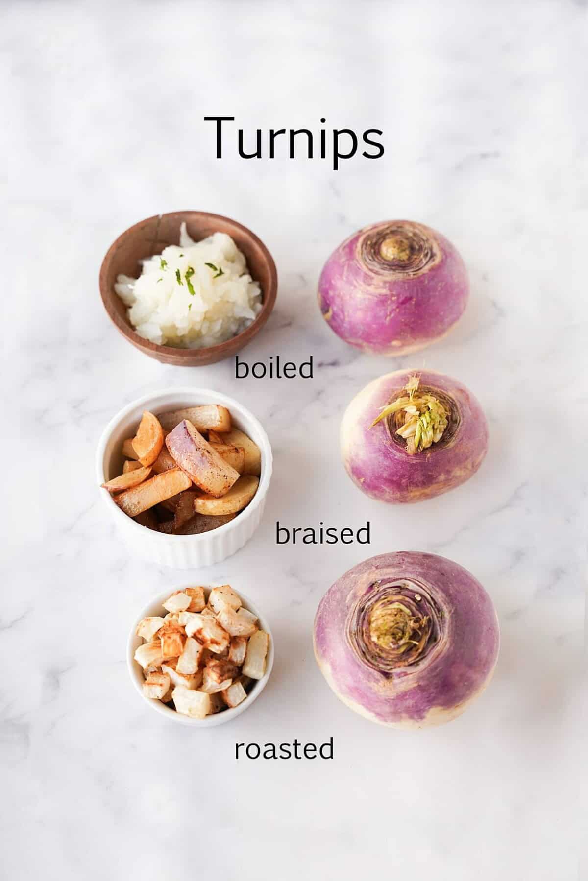 Turnips 3 ways