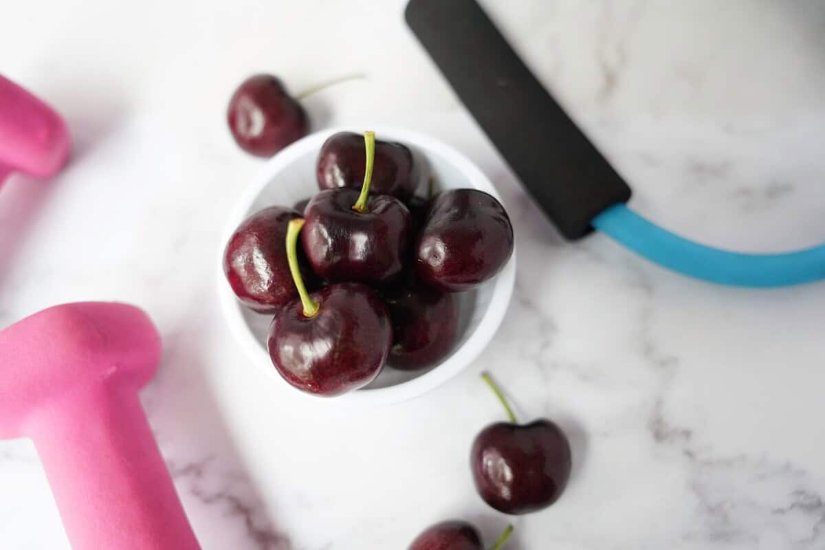 Post workout cherry snack
