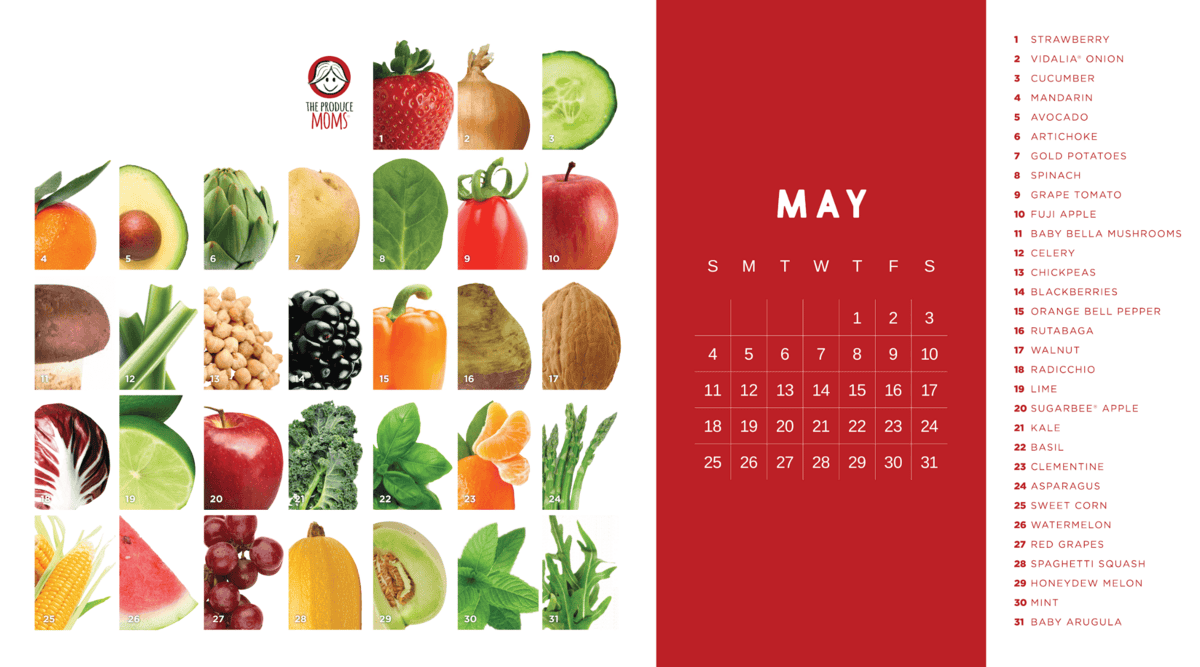 The Produce Challenge® Calendar May 2025