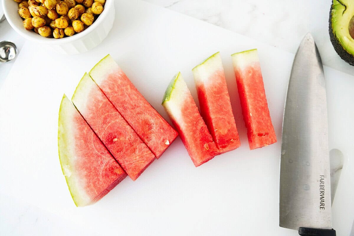 Watermelon sticks