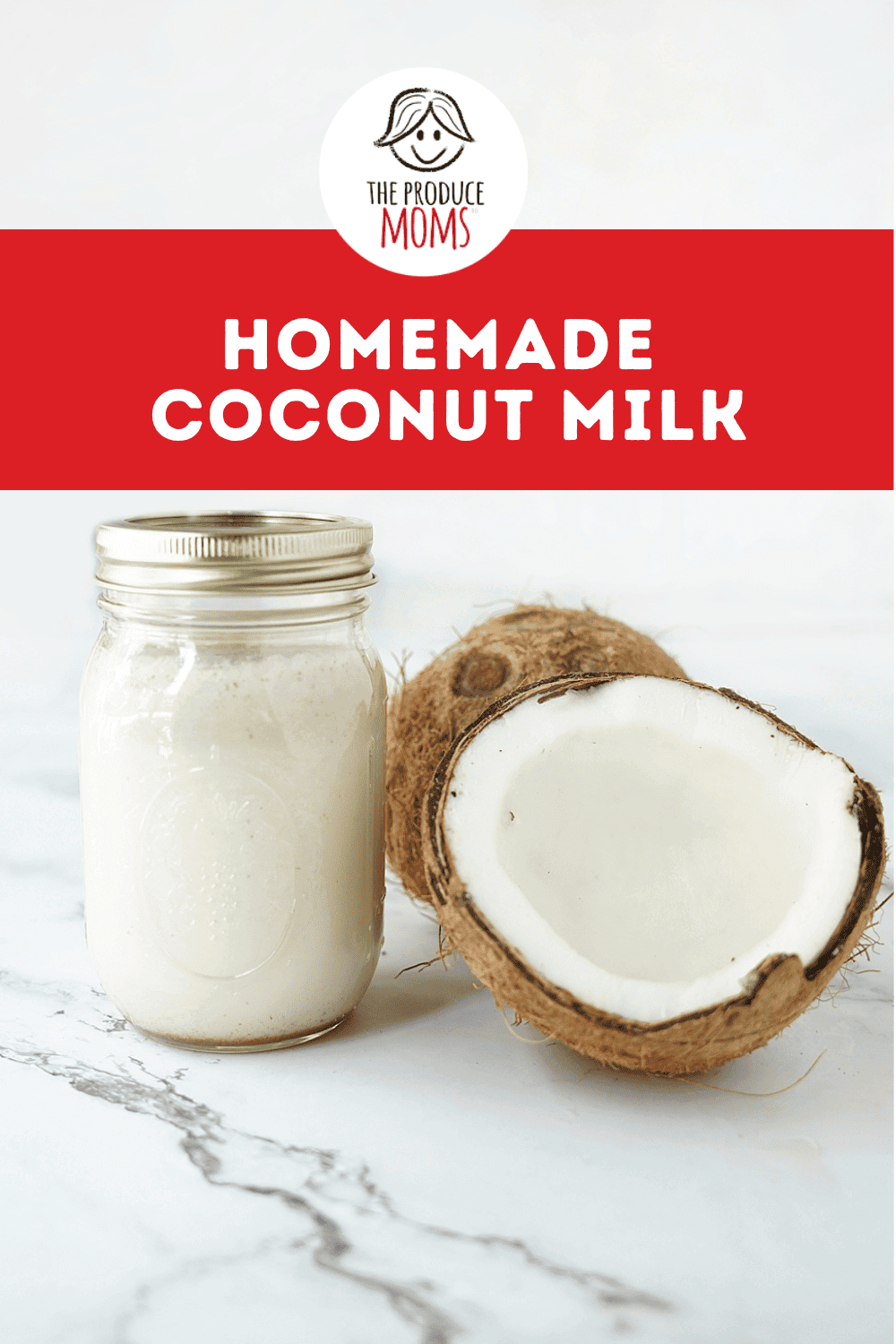 Pinterest Pin Homemade Coconut Milk