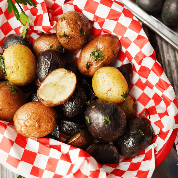 How To Roast Potatoes in a food basket