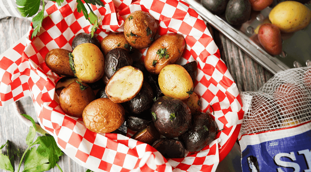 How To Roast Potatoes in a food basket