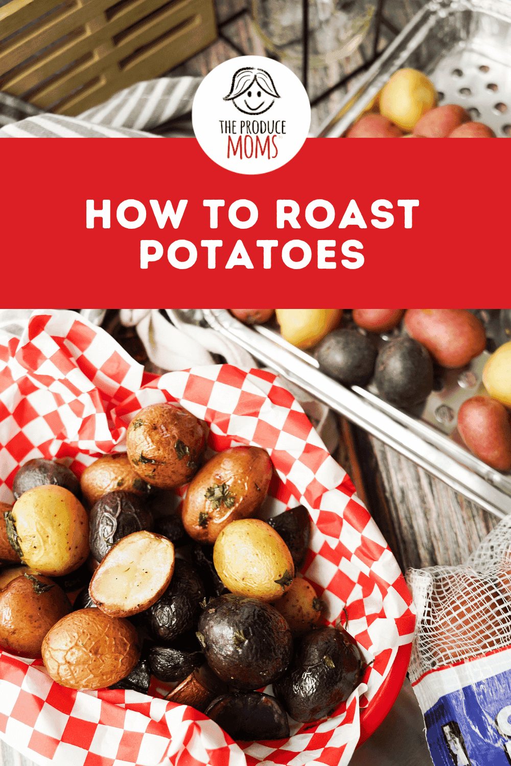 Pinterest Pin How to Roast Potatoes