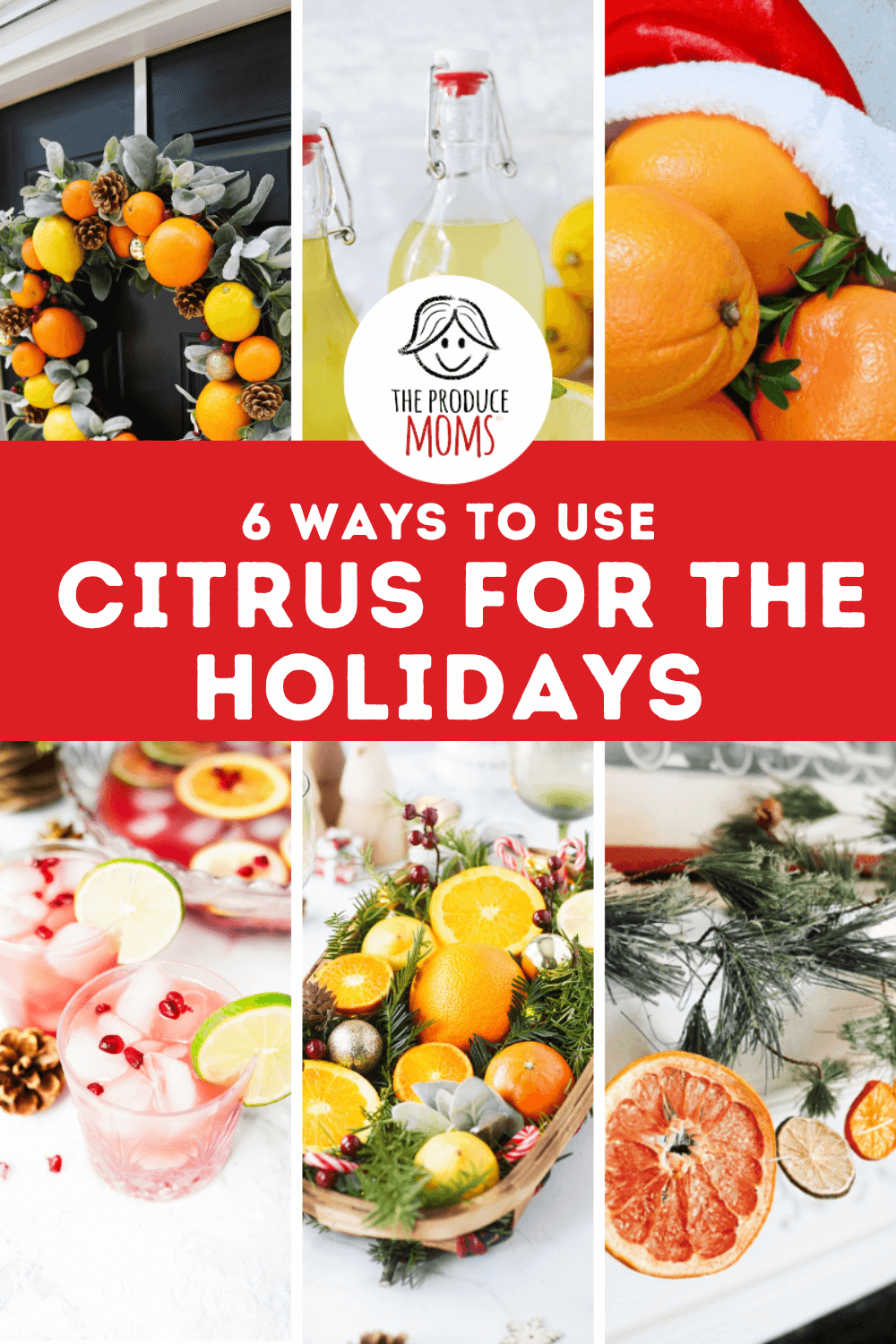 Pinterest Pin 6 Ways to Use Citrus for the Holidays
