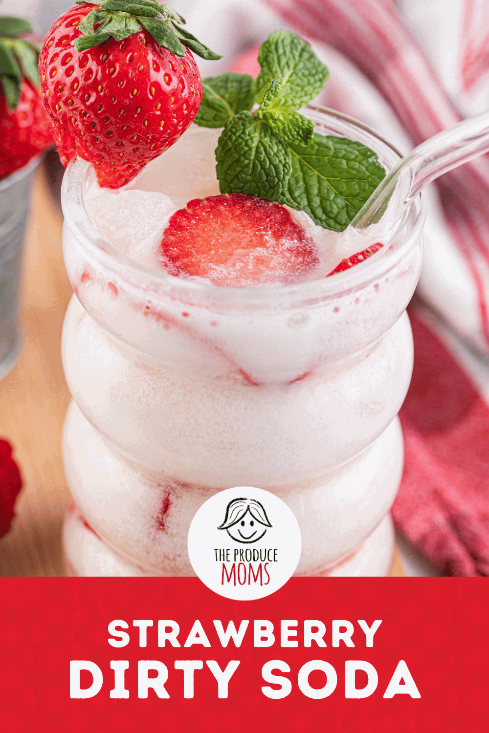 Pinterest Pin Strawberry Dirty Soda