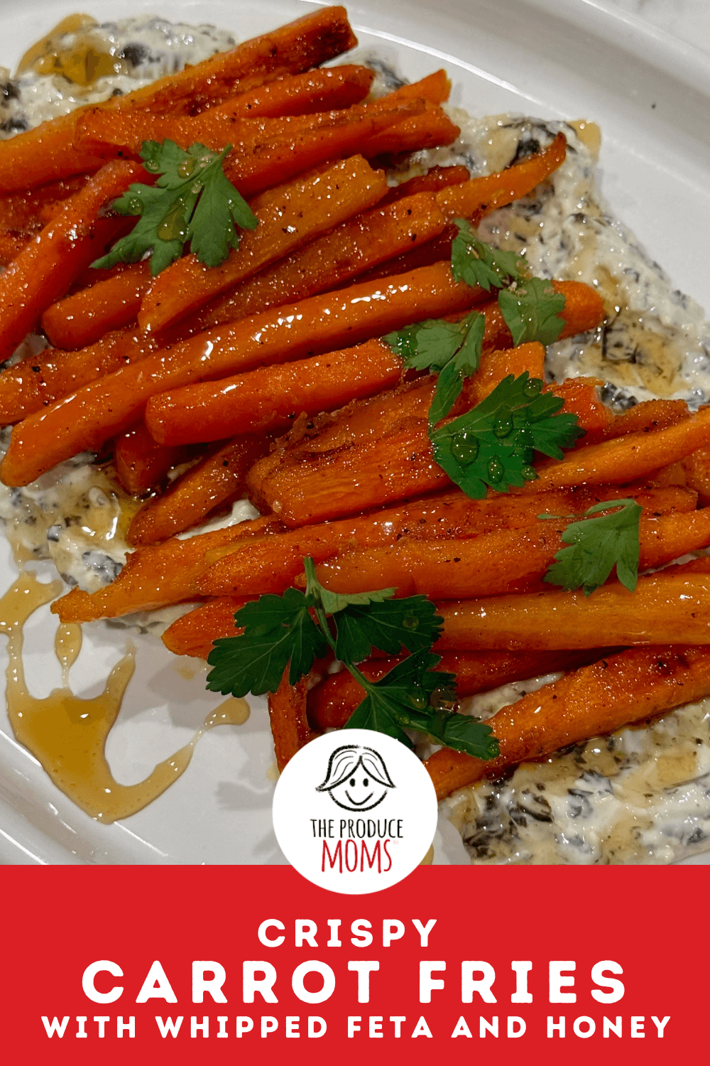 Pinterest Pin Crispy Carrot Fries