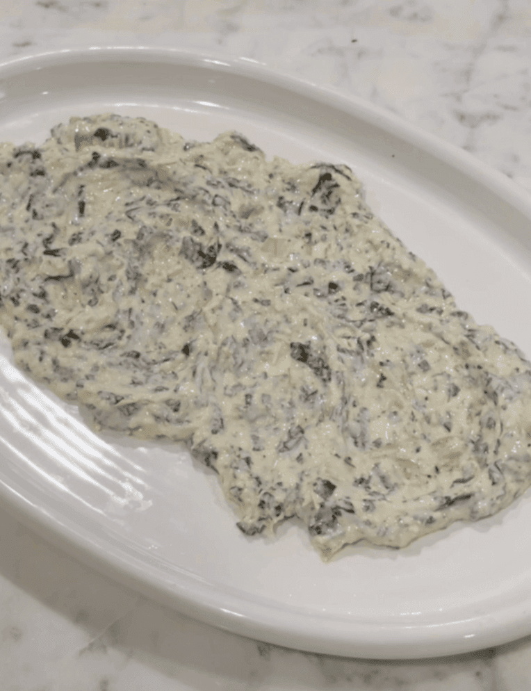 plated of whipped feta