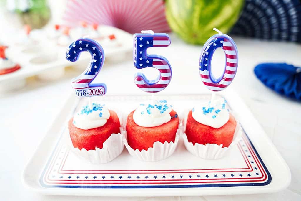 250 with watermelon cupcakes