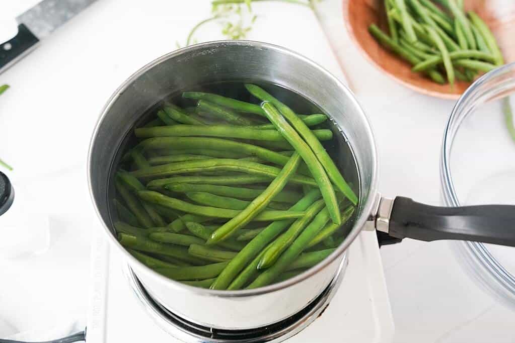 Green Beans in pot