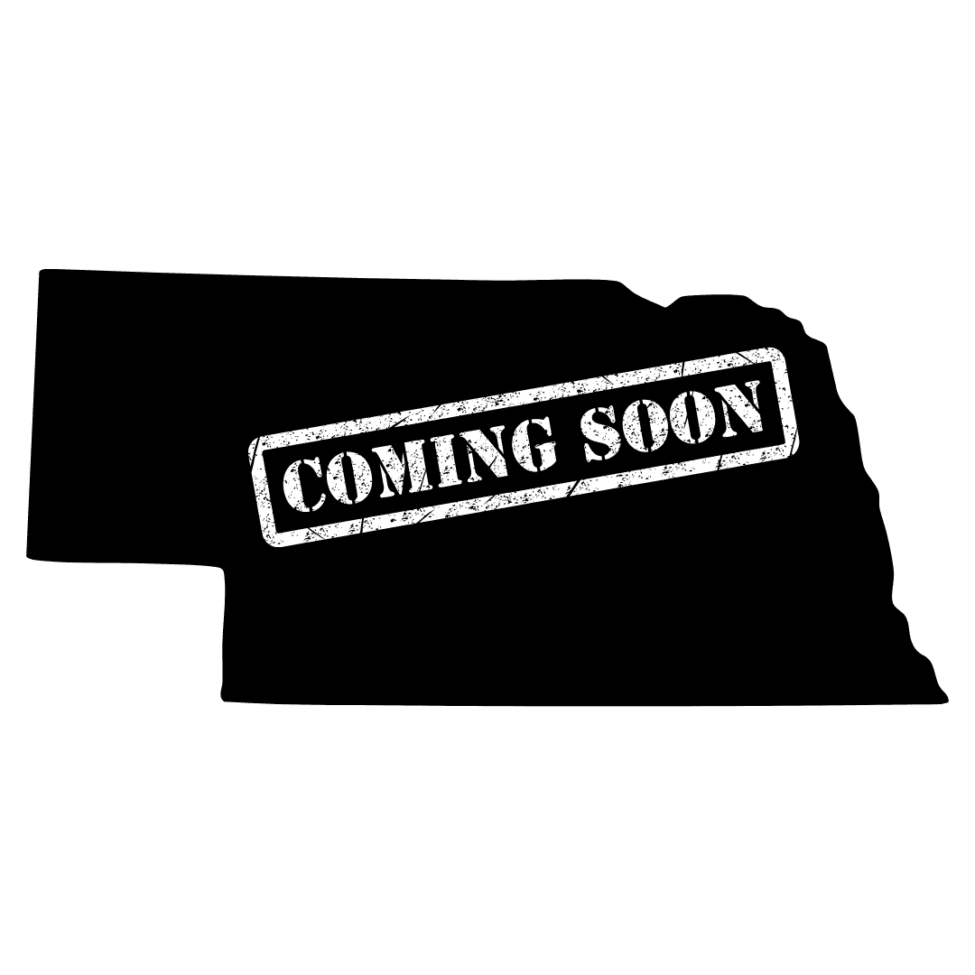 Coming Soon Outline of Nebraska