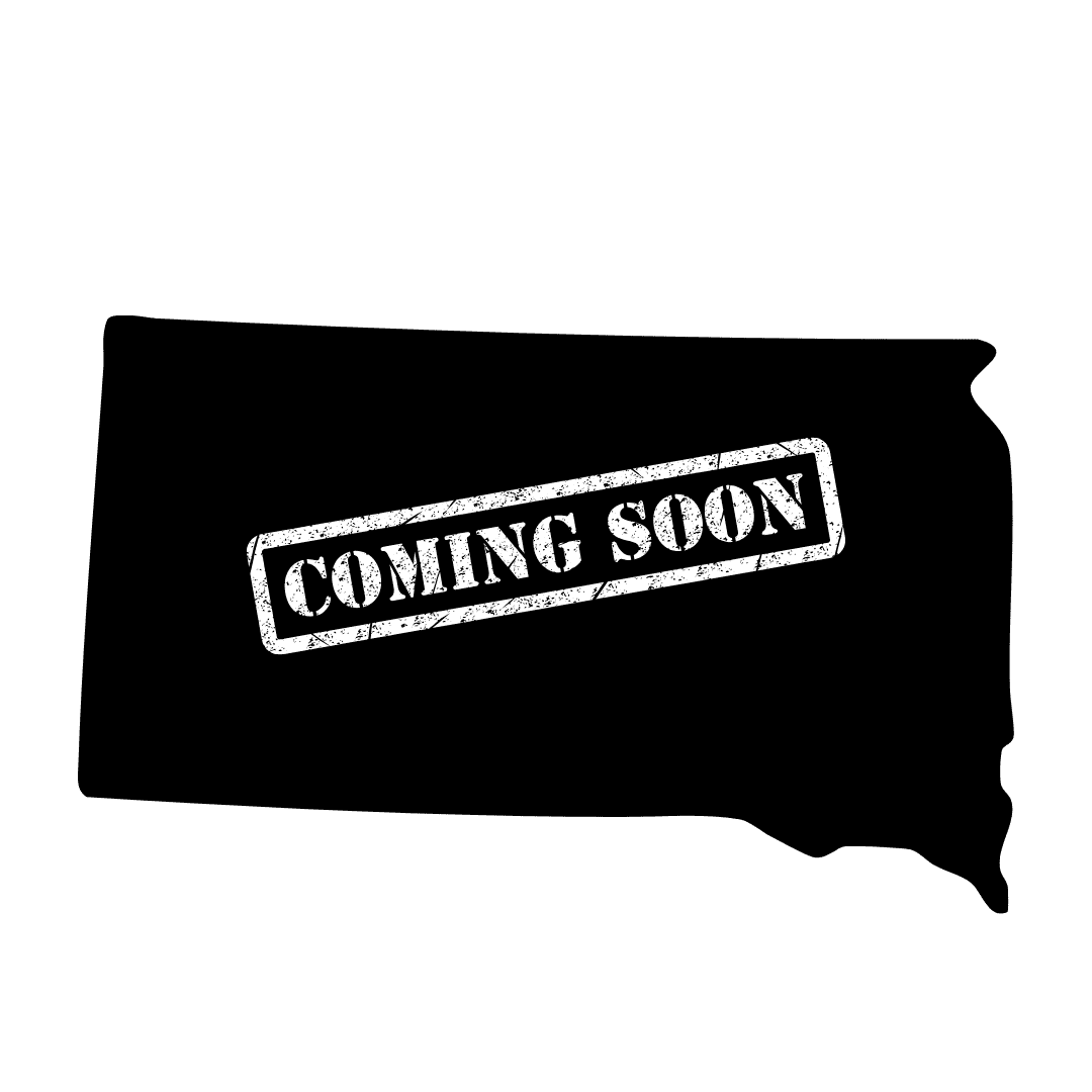 Coming Soon Outline of North Dakota