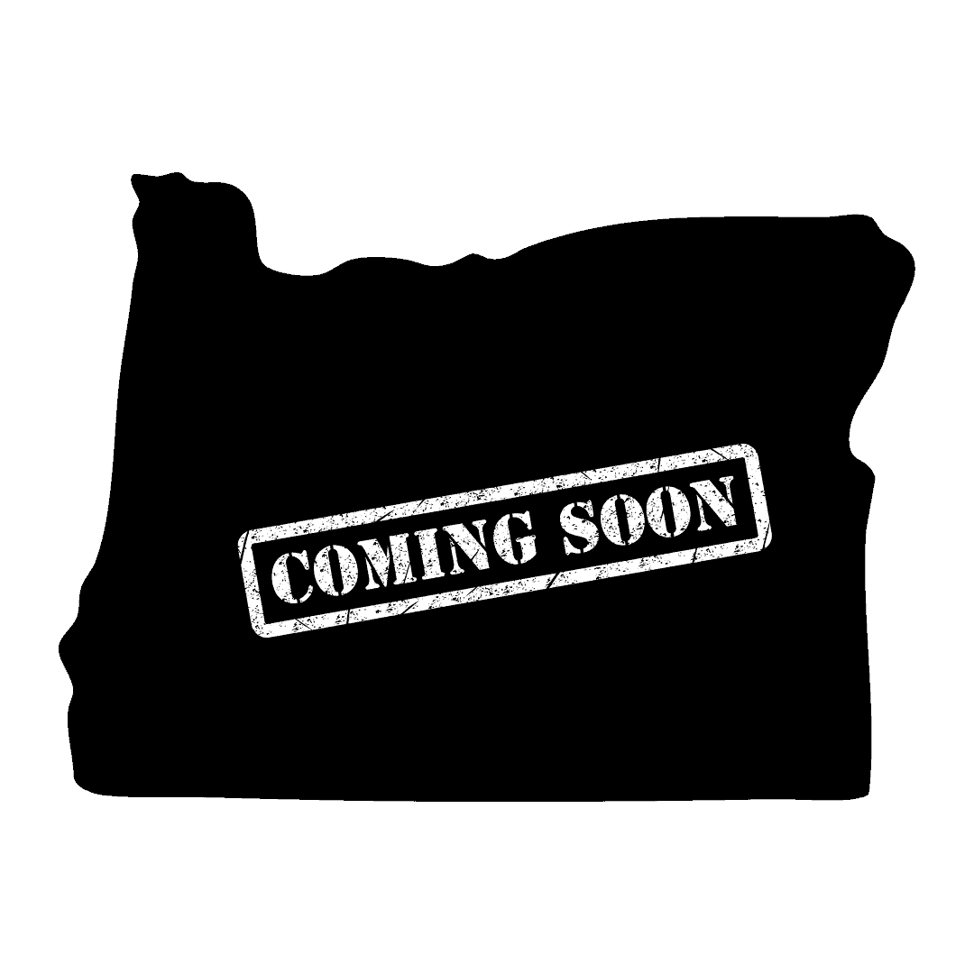 Coming Soon Outline of Oregon