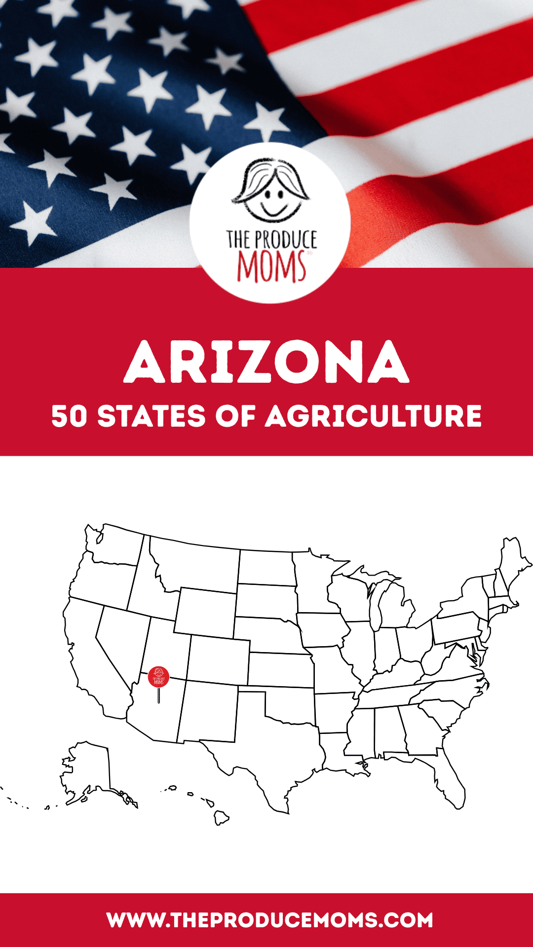 Pinterest Pin Arizona 50 States of Ag