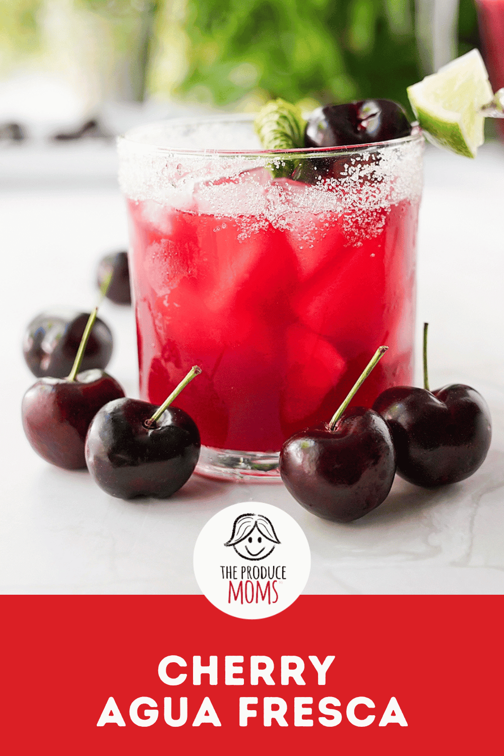 Pinterest Pin Cherry Agua Fresca