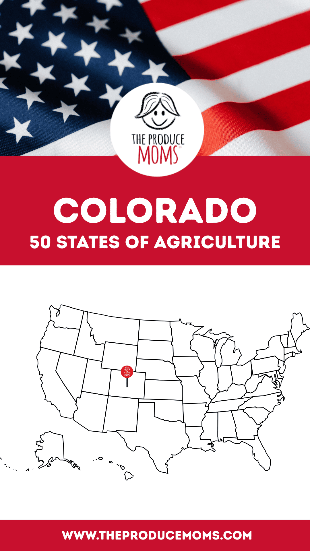 Pinterest Pin Colorado 50 States of Ag