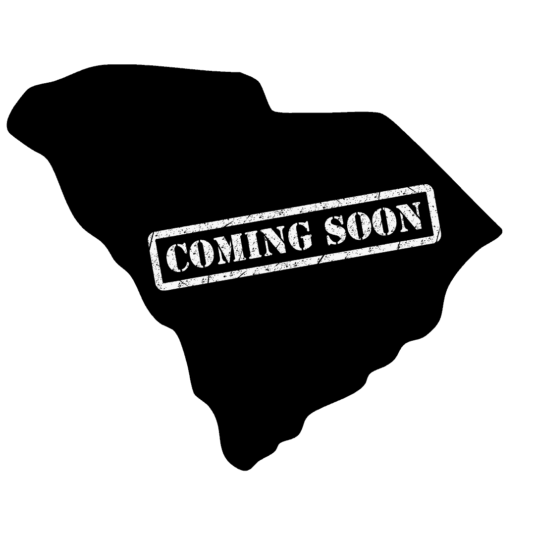 Coming Soon Outline of South Carolina