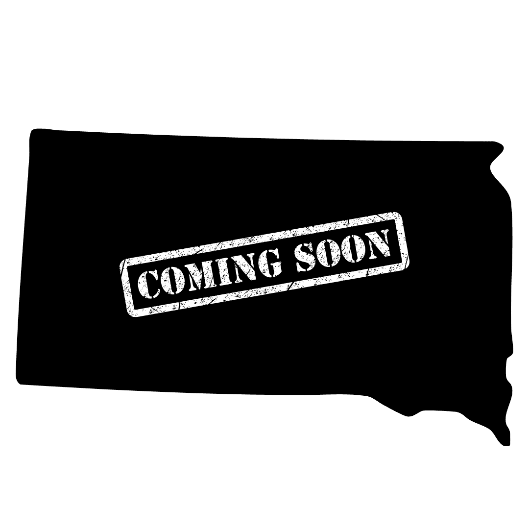 Coming Soon Outline of South Dakota