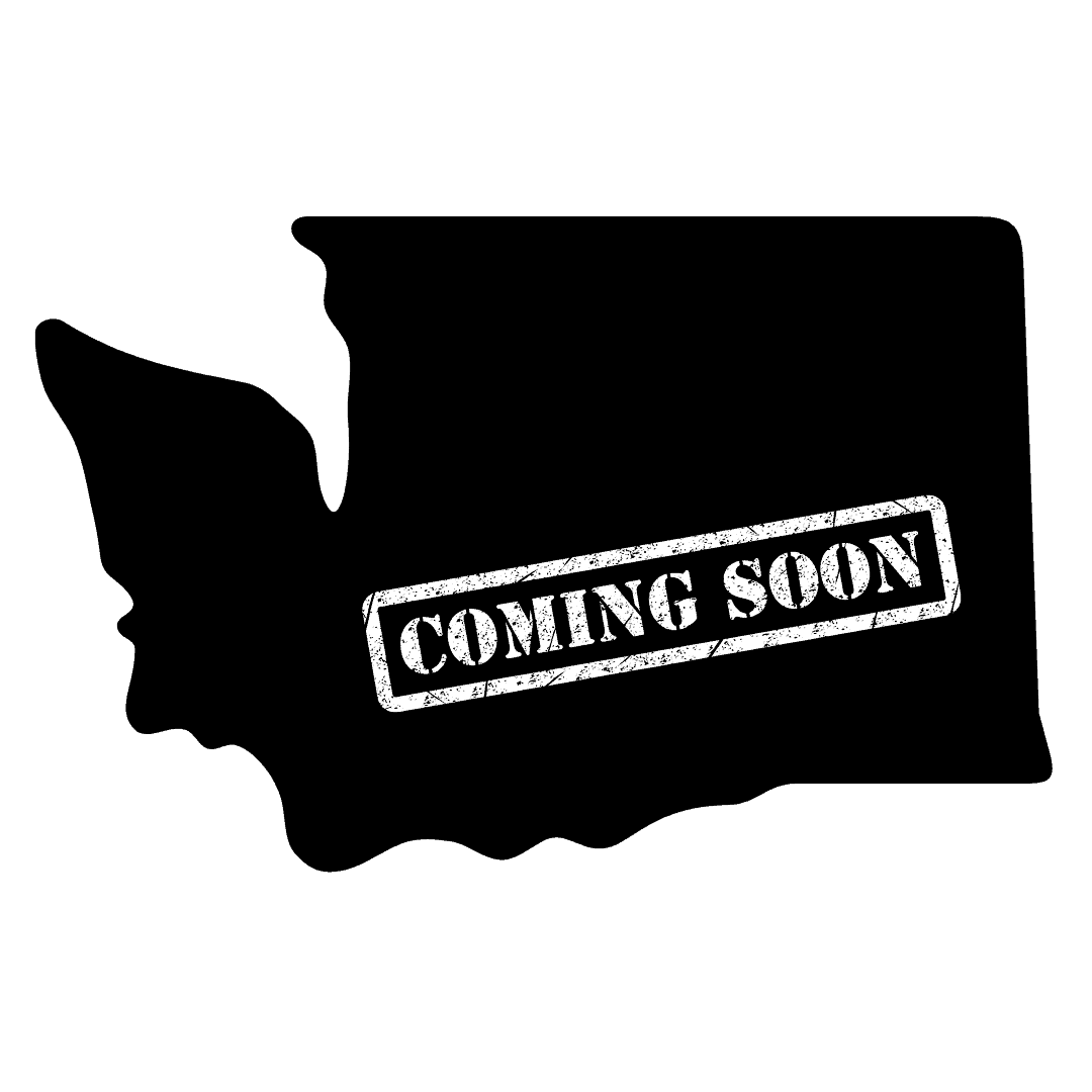 Coming Soon Outline of Washington
