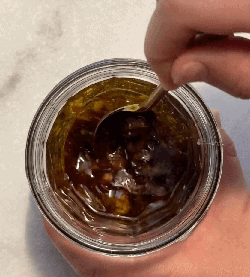 Mixing Balsamic Dressing