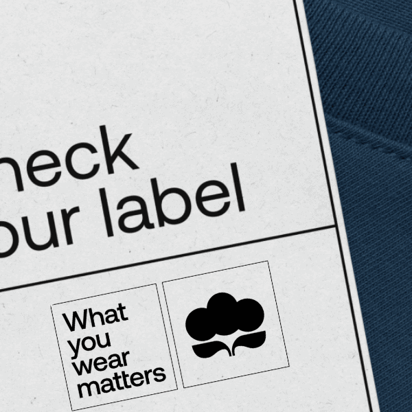 Check Your Label Tag on navy cotton shirt